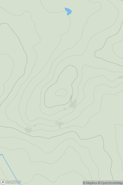 Thumbnail image for Kirkbride Hill [Carrick and Galloway] showing contour plot for surrounding peak